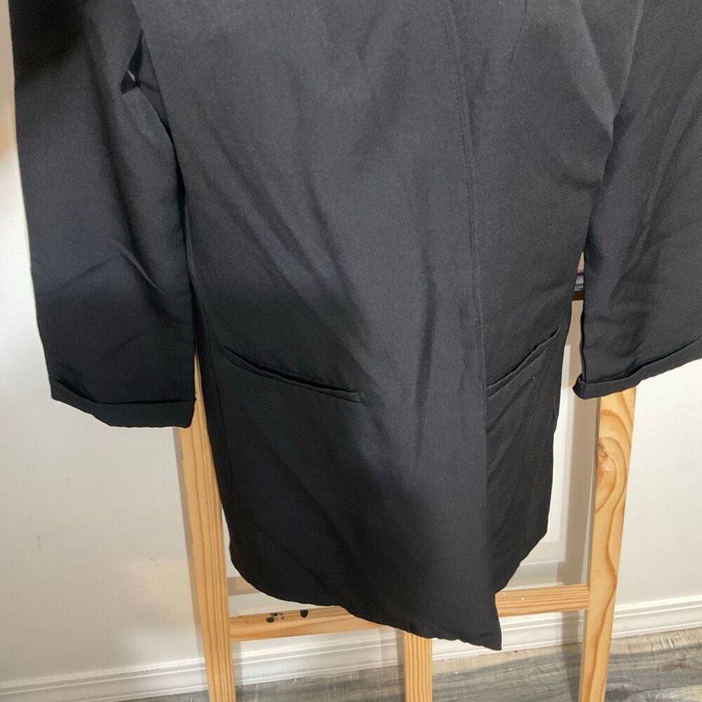 Windsor women’s open front black blazer size medium - Picture 3 of 9